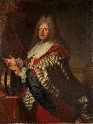 Hyacinthe Rigaud Portrait of Cardin Lebret oil painting artist